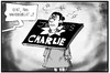 Cartoon: Sahra Wagenknecht (small) by Kostas Koufogiorgos tagged karikatur,koufogiorgos,illustration,cartoon,wagenknecht,je,suis,charlie,hebdo,terrorismus,linke,linkspartei,politik