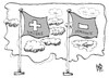 Cartoon: Schweiz- Plus und Minus (small) by Kostas Koufogiorgos tagged karikatur,illustration,cartoon,koufogiorgos,schweiz,volksentscheid,europa,zuwanderung,immigration,migration,populismus,demokratie,flagge,fahne,plus,minus