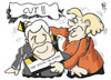 Cartoon: Seehofer (small) by Kostas Koufogiorgos tagged interview,seehofer,röttgen,merkel,horst,tv,zdf,karikatur,regierung,csu,kostas,koufogiorgos