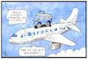 Cartoon: Sicherheit am Flughafen (small) by Kostas Koufogiorgos tagged karikatur,koufogiorgos,illustration,cartoon,flughafen,sicherheit,polizei,kontrolle,alarmstufe,terrorgefahr,reise,tourismus