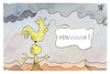 Cartoon: Starkregen (small) by Kostas Koufogiorgos tagged karikatur,koufogiorgos,regen,wetter,wetterhahn,hochwasser