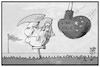 Cartoon: Strafzölle (small) by Kostas Koufogiorgos tagged karikatur,koufogiorgos,illustration,cartoon,china,usa,trump,wirtschaft,handelsstreit,handelskrieg,strafzölle,golf,ball,abschlag,strafe