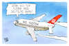 Cartoon: Stuttgart 21 wird teurer (small) by Kostas Koufogiorgos tagged karikatur,koufogiorgos,stuttgart,21,flughafen,bahnhof
