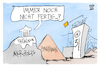 Cartoon: Stuttgart 31 (small) by Kostas Koufogiorgos tagged karikatur,koufogiorgos,stuttgart,21,s21,pyramiden,parthenon,akropolis,baustelle,bahnhof