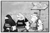 Cartoon: Tag der Deutschen Einheit 2018 (small) by Kostas Koufogiorgos tagged karikatur,koufogiorgos,illustration,cartoon,2018,einheit,populismus,hass,fanatismus,wiedervereinigung,ost,west
