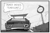 Cartoon: Tempolimit 2020 (small) by Kostas Koufogiorgos tagged karikatur,koufogiorgos,illustration,cartoon,2020,start,auto,geschwindigkeit,tempolimit,verbot,bekarikatur,beschränkungschränkung
