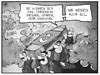 Cartoon: Trauer in der Türkei (small) by Kostas Koufogiorgos tagged karikatur,koufogiorgos,cartoon,illustration,türkei,erdogan,demonstration,protest,trauer,sarg,weinen,tränengas,polizei,politik,soma,grubenunglück