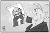 Cartoon: Umfragewerte (small) by Kostas Koufogiorgos tagged karikatur,koufogiorgos,illustration,cartoon,umfrage,merkel,schulz,kanzlerkandidat,spd,cdu,union,politik,kanzlerkandidatur