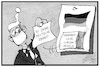 Cartoon: Uneinheitliche Corona-Regeln (small) by Kostas Koufogiorgos tagged karikatur,koufogiorgos,illustration,cartoon,corona,regeln,einheit,uneinheitlich,pandemie,kalender,abreisskalender,michel,deutschland