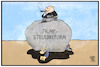 Cartoon: US-Steuerreform (small) by Kostas Koufogiorgos tagged karikatur,koufogiorgos,illustration,cartoon,usa,steuern,steuerreform,arm,reich,belastung,stein,fels,steuerbelastung,geld,abgabe