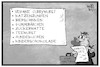 Cartoon: Verbrauchertäuschung (small) by Kostas Koufogiorgos tagged karikatur,koufogiorgos,illustration,cartoon,veggie,vegetarisch,vegan,ernährung,wurst,verbot,verbrauchertaeuschung,verbotsliste,produktbezeichnung,irreführung