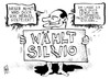 Cartoon: Wählt Silvio! (small) by Kostas Koufogiorgos tagged berlusconi,italien,silvio,bunga,prostituierte,merkel,monti,deutschland,wahl,ministerpräsident,karikatur,kostas,koufogiorgos