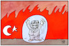 Cartoon: Waldbrand Türkei (small) by Kostas Koufogiorgos tagged karikatur,koufogiorgos,illustration,cartoon,tuerkei,feuer,waldbrand,hitzewelle
