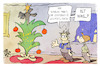 Cartoon: Weihnachtsvorbereitungen (small) by Kostas Koufogiorgos tagged karikatur,koufogiorgos,weihnachten,weihnachtsbaum,wohnzimmer