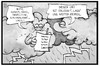 Cartoon: Wetterextreme (small) by Kostas Koufogiorgos tagged karikatur,koufogiorgos,illustration,cartoon,unwetter,wetter,überschwemmung,hochwasser,wolke,himmel,blitz,checkliste,umwelt,klima