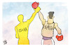 Cartoon: Will Smith (small) by Kostas Koufogiorgos tagged karikatur,koufogiorgos,will,smith,oscarverleihung,oscars,gewalt,boxen,sieger,ohrfeige