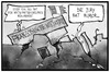 Cartoon: Wirtschafts-Nobelpreis (small) by Kostas Koufogiorgos tagged karikatur,koufogiorgos,illustration,cartoon,wirtschaft,nobelpreis,frankreich,jury,nobel,trümmer,ruine