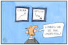 Cartoon: Wirtschaftseinbruch (small) by Kostas Koufogiorgos tagged karikatur,koufogiorgos,illustration,cartoon,corona,wirtschaft,kurve,einbruch,pandemie,virus,chart