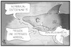 Cartoon: Wohnraumenteignungen (small) by Kostas Koufogiorgos tagged karikatur,koufogiorgos,illustration,cartoon,wohnraum,haus,wohnung,miete,miethai,immobilienhai,enteignung