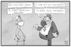 Cartoon: Zwangsimpfung (small) by Kostas Koufogiorgos tagged karikatur,koufogiorgos,illustration,cartoon,impfstoff,priorisierung,arzt,zwangsimpfung,impfgegner,pandemie,corona,covid