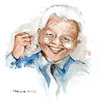 Cartoon: Nelson Mandela (small) by Marlene Pohle tagged mandela,südafrika,apartheid,abschied,von,einem,großen,mann