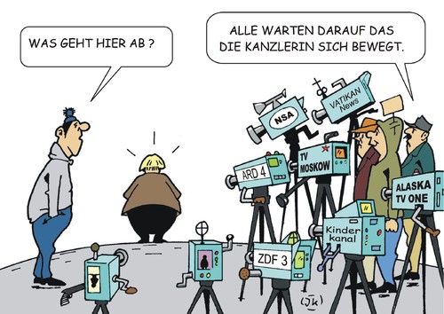 Cartoon: Bewegung (medium) by JotKa tagged ministerpräsidentenkonferenz,landtagswahlen,wahlergebnisse,wählerverlust,machtverlust,parteien,sachsen,anhalt,baden,würtemberg,rheinland,pfalz,flüchtlingskrise,obergrenze,reduzierung,stimmung,ängste,afd,linke,rechte,cdu,spd,csu,fdp,bundesregierung,handlungsfähig,handlungsunfähig,koalition,koalitionsstreit,brandbriefe,flüchtlinge,asyl,asyldebatte,kontingente,eu,europäische,lösung,merkel,grüne,abschiebung,grenzkontrollen,grenzschließung,flüchtlingsgipfel,plan,a2,ministerpräsidentenkonferenz,landtagswahlen,wahlergebnisse,wählerverlust,machtverlust,parteien,sachsen,anhalt,baden,würtemberg,rheinland,pfalz,flüchtlingskrise,obergrenze,reduzierung,stimmung,ängste,afd,linke,rechte,cdu,spd,csu,fdp,bundesregierung,handlungsfähig,handlungsunfähig,koalition,koalitionsstreit,brandbriefe,flüchtlinge,asyl,asyldebatte,kontingente,eu,europäische,lösung,merkel,grüne,abschiebung,grenzkontrollen,grenzschließung,flüchtlingsgipfel,plan,a2