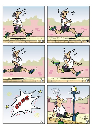 Cartoon: Der Jogger (medium) by JotKa tagged sport,freizeit,training,jogging,laufen,musik,medien,walkmann,kopfhöhrer,unfall,unfälle,unterhaltung,ablenkung,sehen,hören,gesellschaft,gesundheit,athleten,leichtathletik,sport,freizeit,training,jogging,laufen,musik,medien,walkmann,kopfhöhrer,unfall,unfälle,unterhaltung,ablenkung,sehen,hören,gesellschaft,gesundheit,athleten,leichtathletik