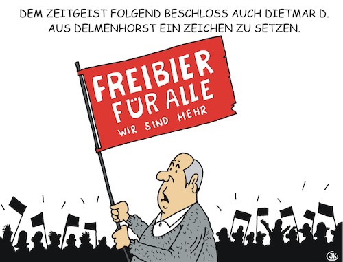 Cartoon: Ein Zeichen setzen (medium) by JotKa tagged ein,zeichen,setzen,demos,demonstrationen,kundgebungen,versammlungen,aufmärsche,rechte,linke,bürger,sofa,aufstehen,bier,freibier,delmenhorst,ein,zeichen,setzen,demos,demonstrationen,kundgebungen,versammlungen,aufmärsche,rechte,linke,bürger,sofa,aufstehen,bier,freibier,delmenhorst