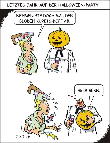 Cartoon: Kürbis (medium) by JotKa tagged kürbis,kopf,halloween,party,spass,horror,schrecken,säge,krankenschwester,spritze,sekt,talar,blut,männer,frauen,liebe,entsetzen,hüte,erste,hilfe,medizin,kirche,aberglaube,mythen,enttäuschung,einladung,kürbis,kopf,halloween,party,spass,horror,schrecken,säge,krankenschwester,spritze,sekt,talar,blut,männer,frauen,liebe,entsetzen,hüte,erste,hilfe,medizin,kirche,aberglaube,mythen,enttäuschung