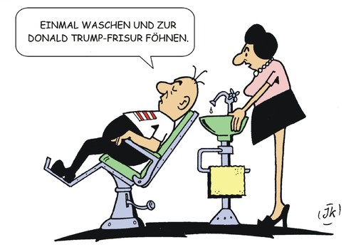 Beim Friseur