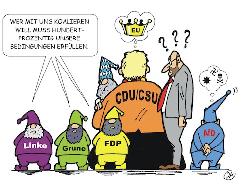 Cartoon: Ohne Titel (medium) by JotKa tagged bundestagswahl,wahlkampf,parteien,parteiprogramme,cdu,csu,die,grünen,linken,fdp,afd,spd,merkel,schulz,bundestagswahl,wahlkampf,parteien,parteiprogramme,cdu,csu,die,grünen,linken,fdp,afd,spd,merkel,schulz