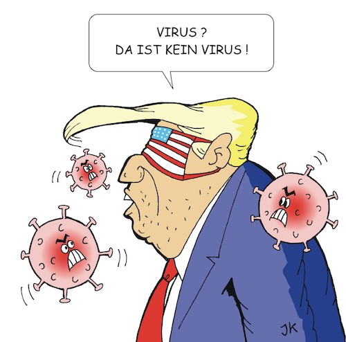 Trump trägt Maske