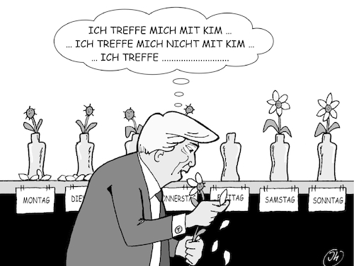 Trump und Kim Trump und Kim