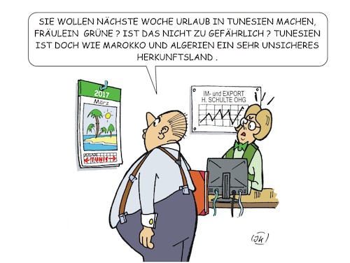 Cartoon: Unsichere Herkunftsländer (medium) by JotKa tagged bundesrat,länderkammer,grüne,linke,unsichere,sichere,herkunftsländer,ideologien,aureisepflichtig,immigration,gesellschaft,steuergelder,blockade,blockadehaltung,bundesregierung,wahlen,2017,bundesrat,länderkammer,grüne,linke,unsichere,sichere,herkunftsländer,ideologien,aureisepflichtig,immigration,gesellschaft,steuergelder,blockade,blockadehaltung,bundesregierung,wahlen,2017