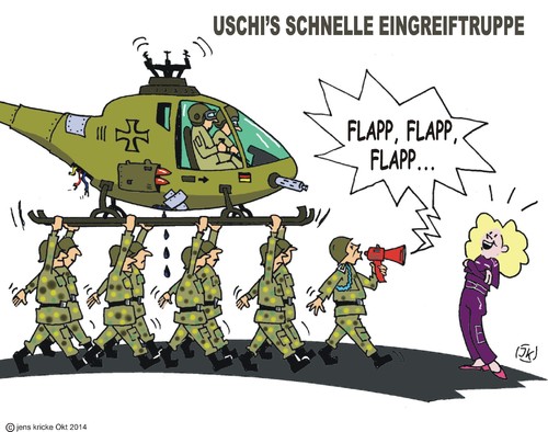 Cartoon: Voll Einsatzfähig (medium) by JotKa tagged bundeswehr,mängel,fehler,pannen,schrott,verteidigungsministerium,von,der,leyen,verteidigungsministerin,finanzministerium,bundestag,wehrbereitschaft,materialausfälle,altmaterial,ersatzteile,material,befehl,befehle,logistik,auslandseinsätze,verantwortung,merkel,parteien,berufsarmee,kostensenkung,altlasten,planungsfehler,planung,freiwillige,ostukraine,irak,syrien,militär,bundeswehr,mängel,fehler,pannen,schrott,verteidigungsministerium,von,der,leyen,verteidigungsministerin,finanzministerium,bundestag,wehrbereitschaft,materialausfälle,altmaterial,ersatzteile,material,befehl,befehle,logistik,auslandseinsätze,verantwortung