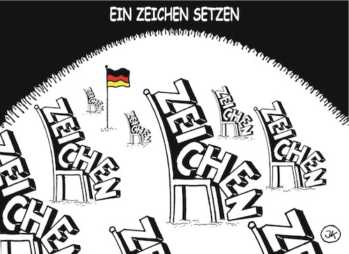 Zeichen setzen