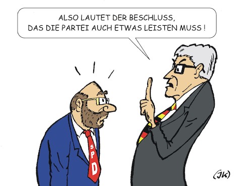 Cartoon: Zum Rapport (medium) by JotKa tagged bundestagswahl,2017,koalitionen,sondierungen,differenzen,sondierunggespräche,neuwahlen,cdu,csu,fdp,grüne,spd,afd,linke,politiker,parteien,bundespräsident,regierungsbildung,bundesregierung,jamaika,jamaikakoalition,spitzengespräch,schulz,steinmeier,bundestagswahl,2017,koalitionen,sondierungen,differenzen,sondierunggespräche,neuwahlen,cdu,csu,fdp,grüne,spd,afd,linke,politiker,parteien,bundespräsident,regierungsbildung,bundesregierung,jamaika,jamaikakoalition,spitzengespräch,schulz,steinmeier