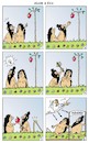 Cartoon: Adam und Eva (small) by JotKa tagged adam eva paradies sünde sündenfall religion bibel mann frau beziehungen erotik apfel