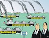 Cartoon: Energie für Europa 2 (small) by JotKa tagged energie gas pipeline north stream fracking politik wirtschaft umwelt klima russengas gazprom trump erdgas