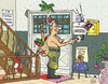 Cartoon: Nikolaus (small) by JotKa tagged nikolaus,putin,kreml,moskau,wien,playboy,cartoons,geschenke,zar