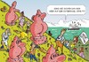 Cartoon: Osterinsel? (small) by JotKa tagged osterinsel,urlaub,reisen,touristen,reiseleitung,schiffe,kreuzfahrten,unterhaltung,landausflüge,irrtum,sonne,meer,skulpturen