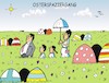 Cartoon: Osterspaziergang (small) by JotKa tagged osterspaziergang,ostern,ostereier,blumen,blumenwiese,feiertage,kirchliche,feste,familie,frühling