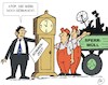 Cartoon: Sommerzeit (small) by JotKa tagged sommerzeit,winterzeit,zeitumstellung,abstimmungen,eu,parlament