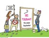 Cartoon: Toleranz (small) by JotKa tagged raucher nichtraucher rauchverbote kneipen openair bierzelte feiern bevormundung besserwisser gutmenschen