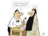 Cartoon: Verschärfte Überprüfung (small) by JotKa tagged bamf,immigration,flüchtlinge,bundeswehr,oberleutnant