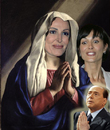 Cartoon: Silvio il Diavolo e la Santanche (small) by azamponi tagged berlusconi daniela santanche mara carfagna politics