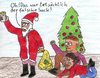 Cartoon: Weihnachtsmann-Verwechslung (small) by Salatdressing tagged weihnachtsmann,weihnachten,nikolaus,geschenke,heiligabend,traurig,falsch,sack,schenken,gelber,gelb,abfall,verwechslung,dumm,blöd,christkind