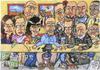 Cartoon: Walts Last Supper (small) by maxardron tagged breaking,bad,breakingbad,fanart,bryancranston,walterwhite,vincegilligan
