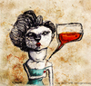 Cartoon: Chat n Drink (small) by CIGDEM DEMIR tagged alcohol party drink chat woman illustration