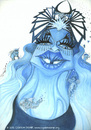 Cartoon: Madonna as Greek God (small) by CIGDEM DEMIR tagged madonna,as,greek,goddess,pop,music